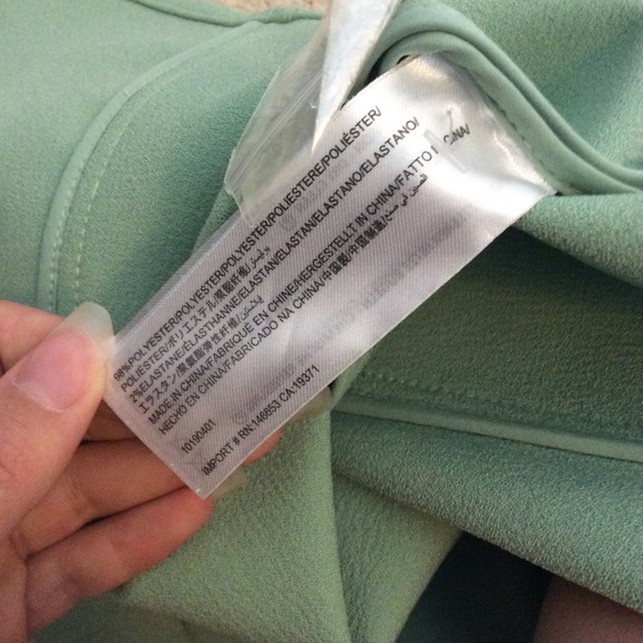 C/MEO collective high heart top mint tie zip - Picture 9 of 13